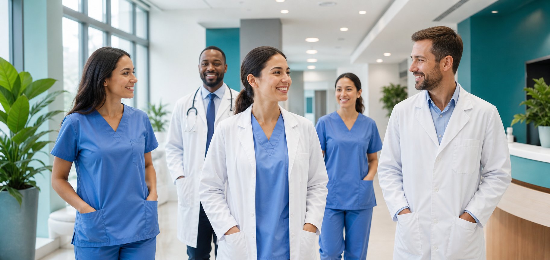 Friendly medical team at Nutrition Health Zone